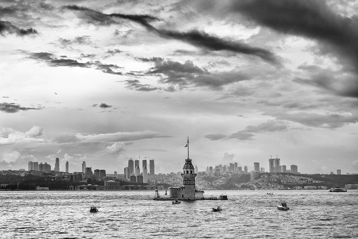 Maiden's Tower and Bosphorus